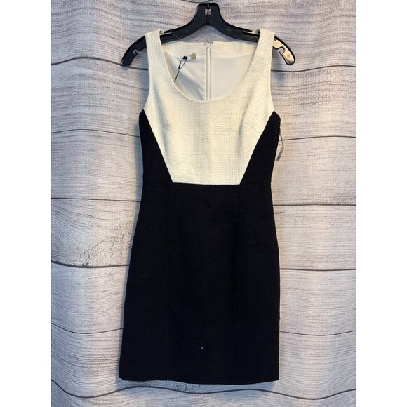 NWT 4. Collective Two-Tone Sleeveless Sheath Dress Size 4 - Picture 2 of 4